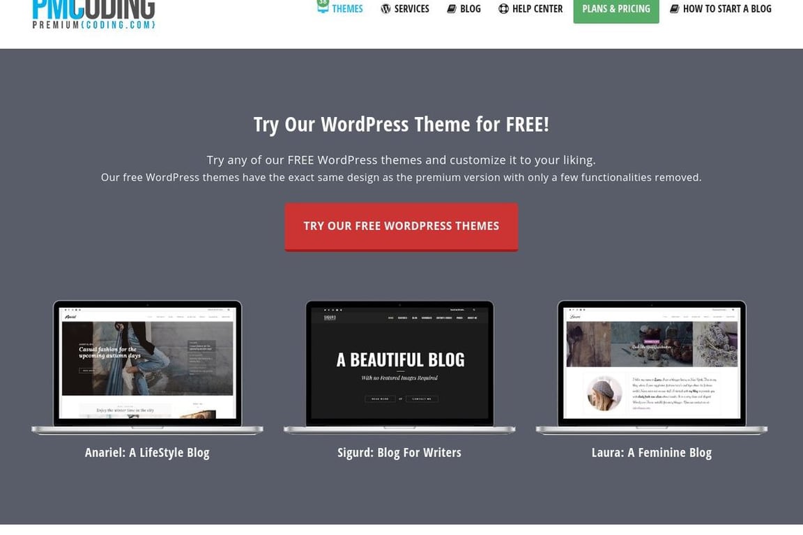 Premiumcoding homepage