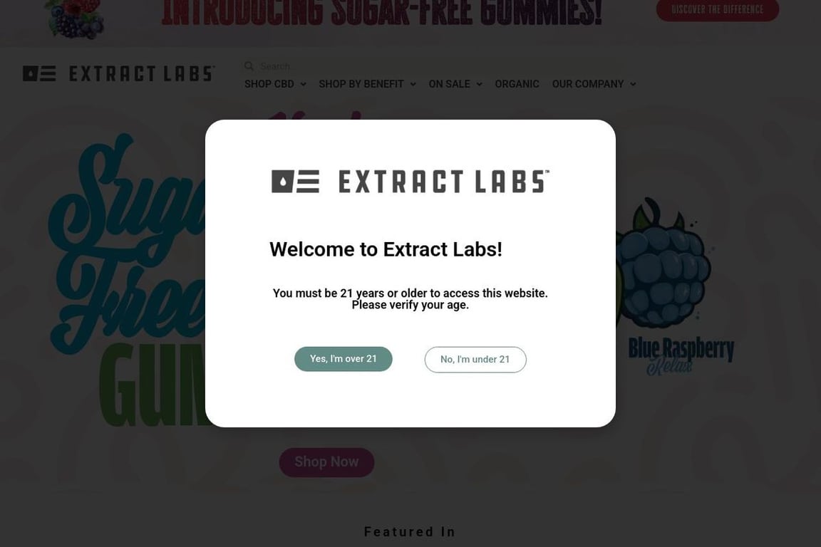 Extract Labs homepage