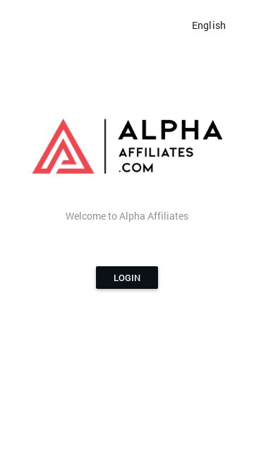 Alpha Affiliates affiliate program signup page
