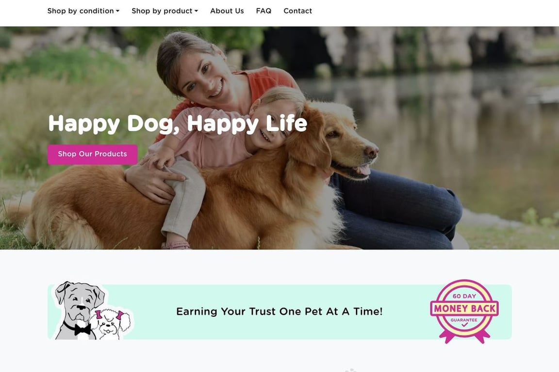 Jax n Daisy homepage