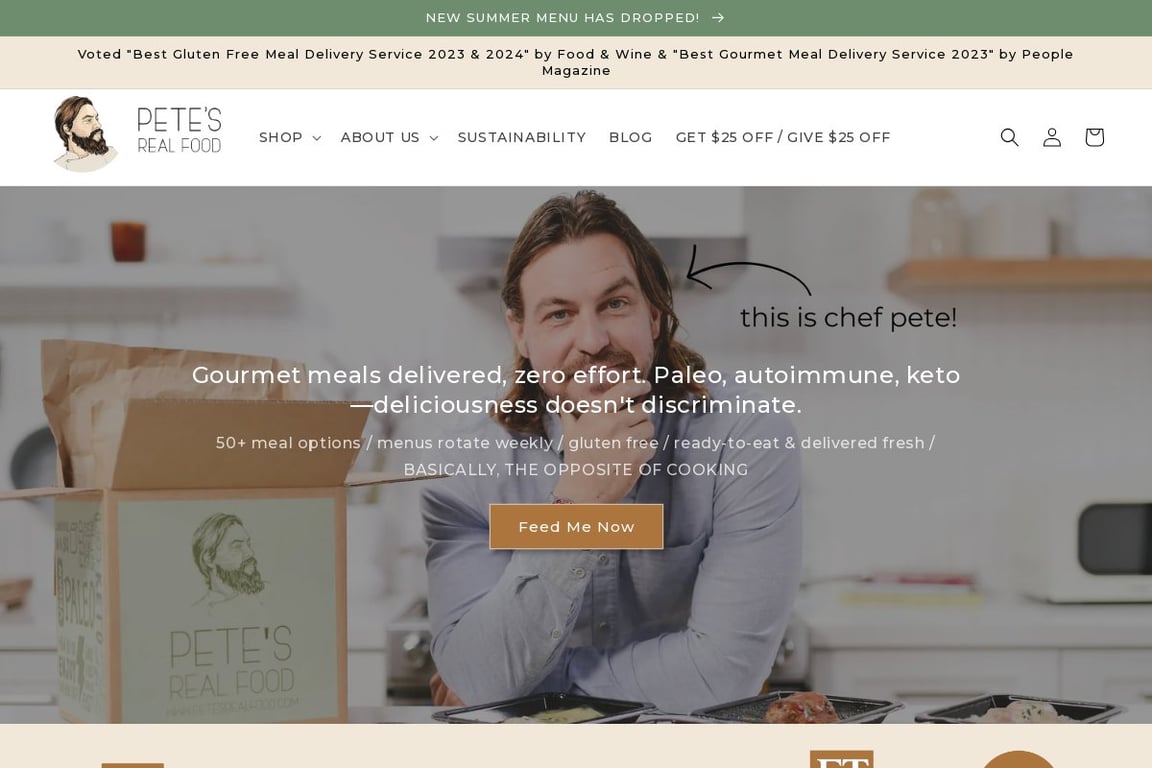 Pete’s Paleo homepage