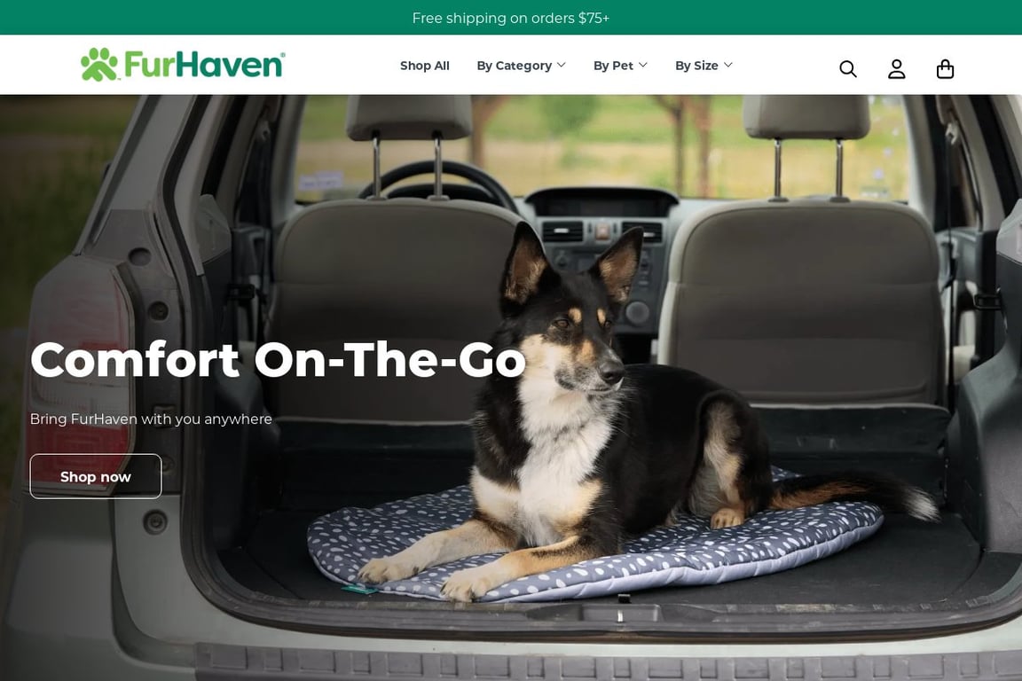 FurHaven Pet Products homepage