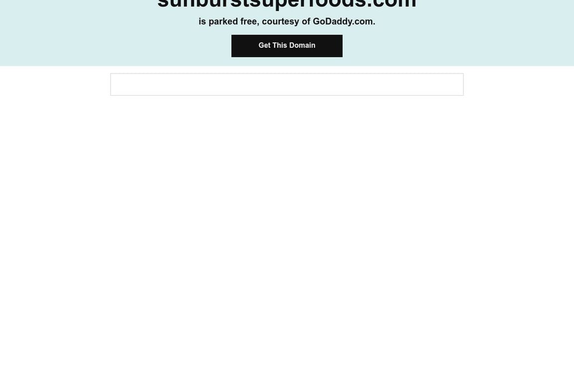 Sunburst Superfoods affiliate program signup page