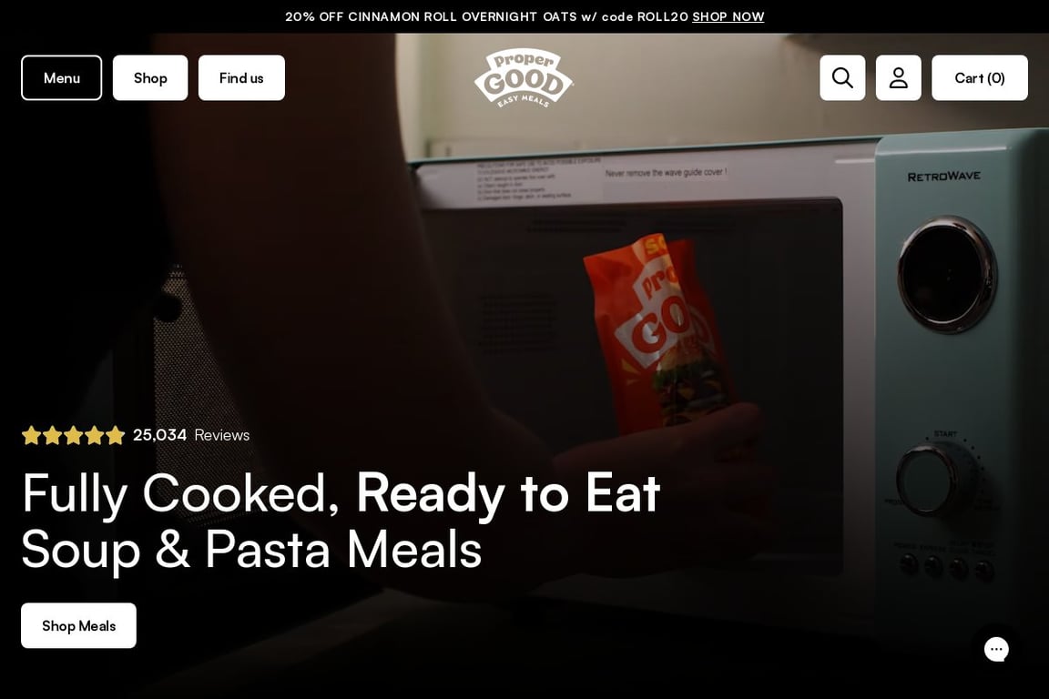 Proper Good homepage