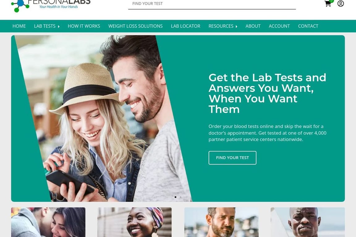 Personalabs homepage