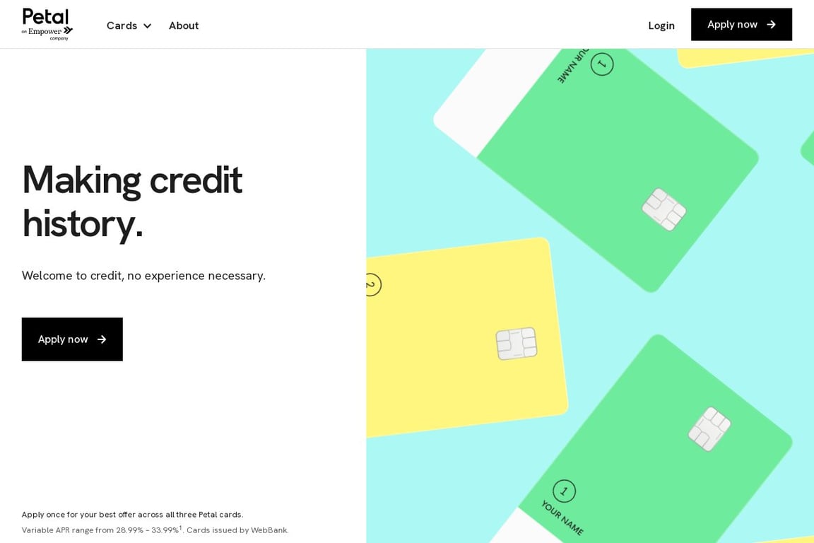 Petal homepage