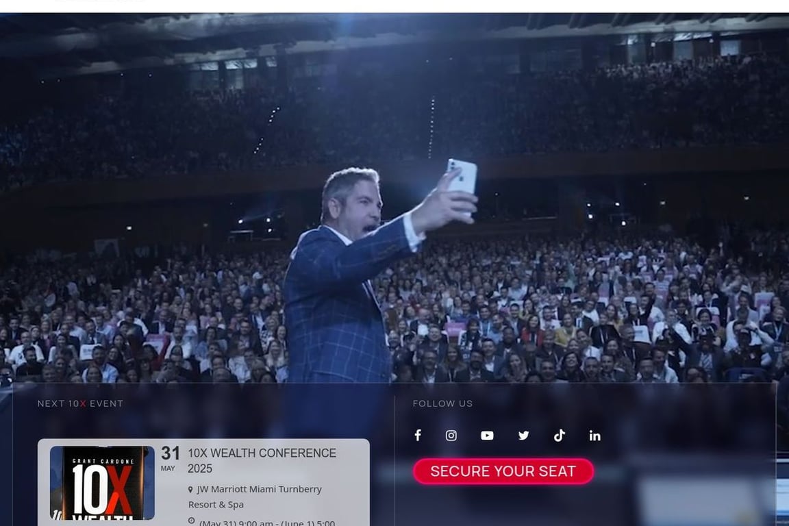 Grant Cardone homepage