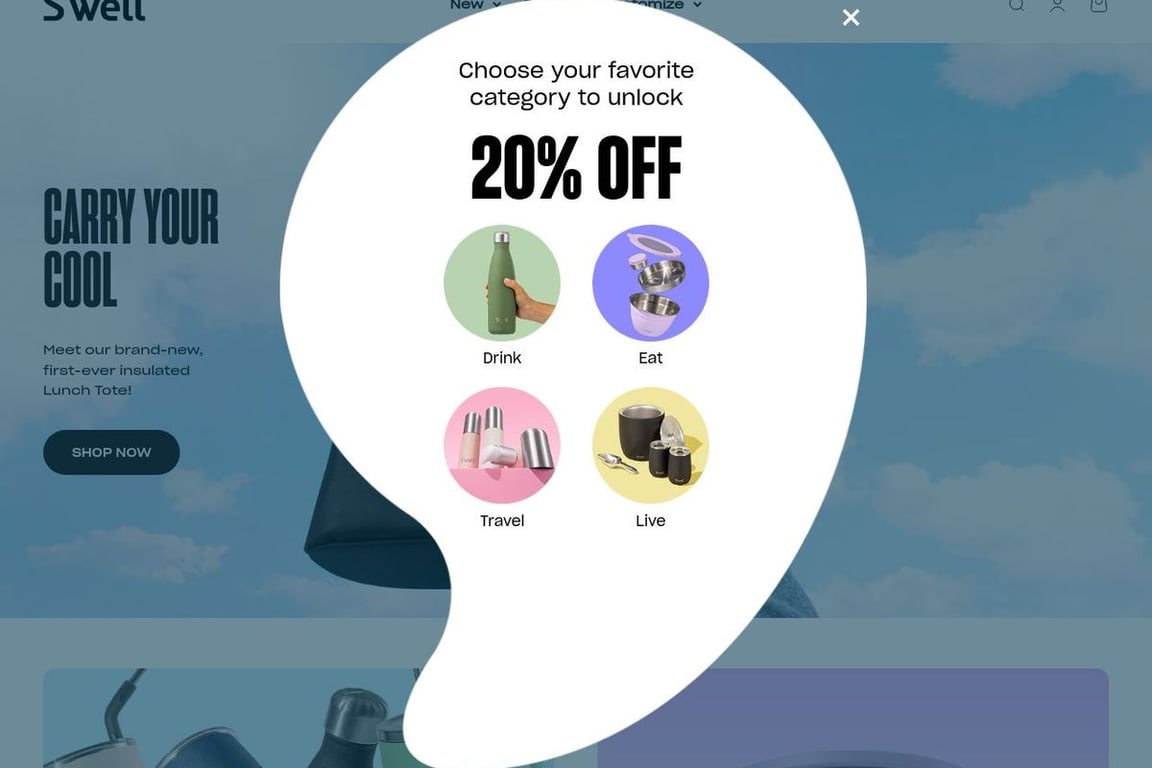 S’well homepage