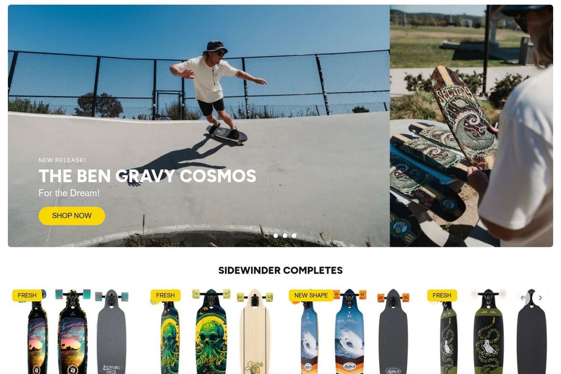 Sector 9 homepage