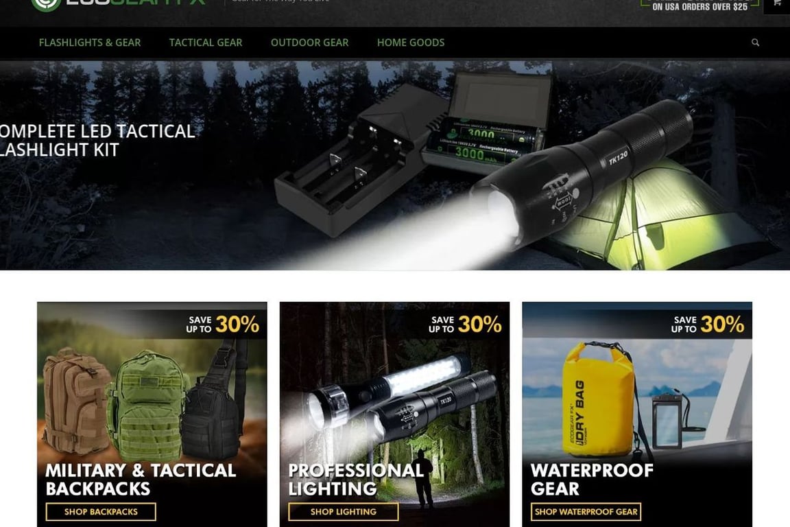 EcoGear FX homepage