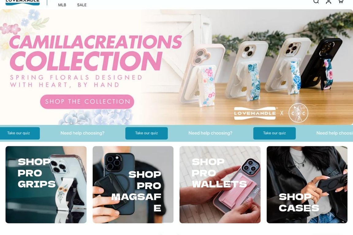 LoveHandle homepage