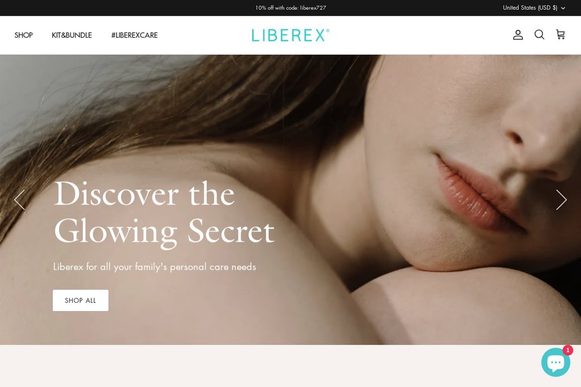Liberex homepage