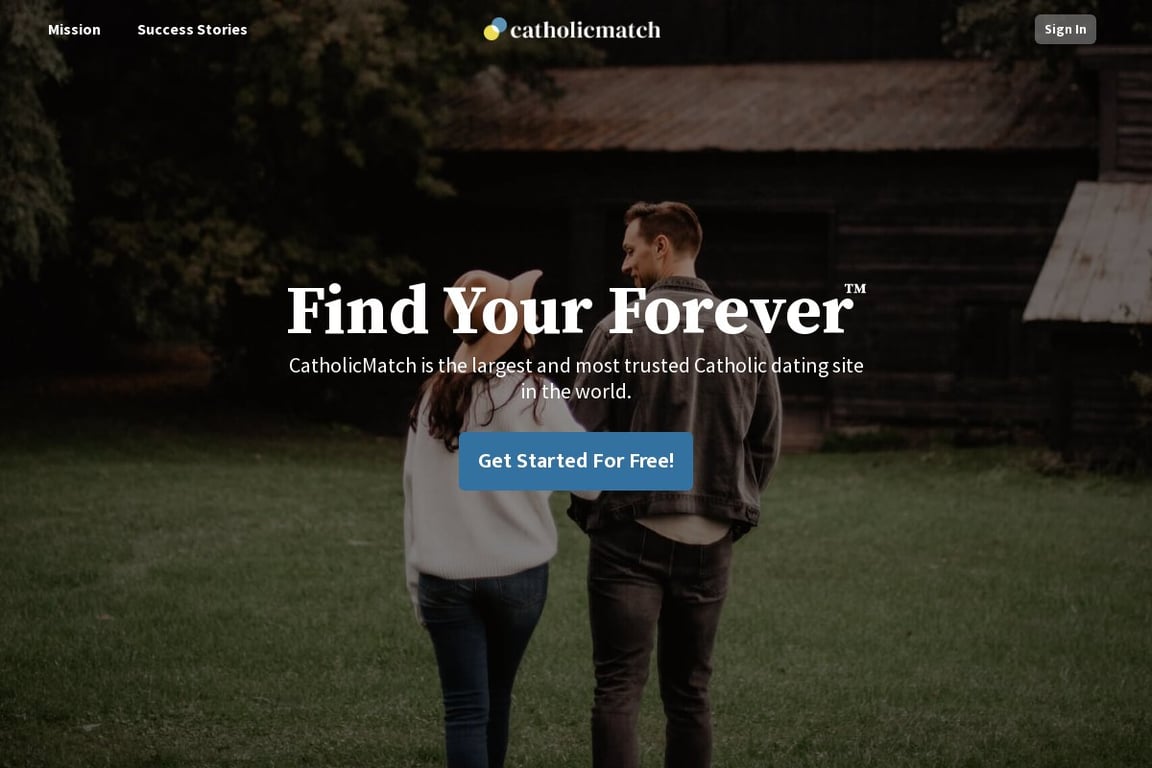 CatholicMatch affiliate program signup page