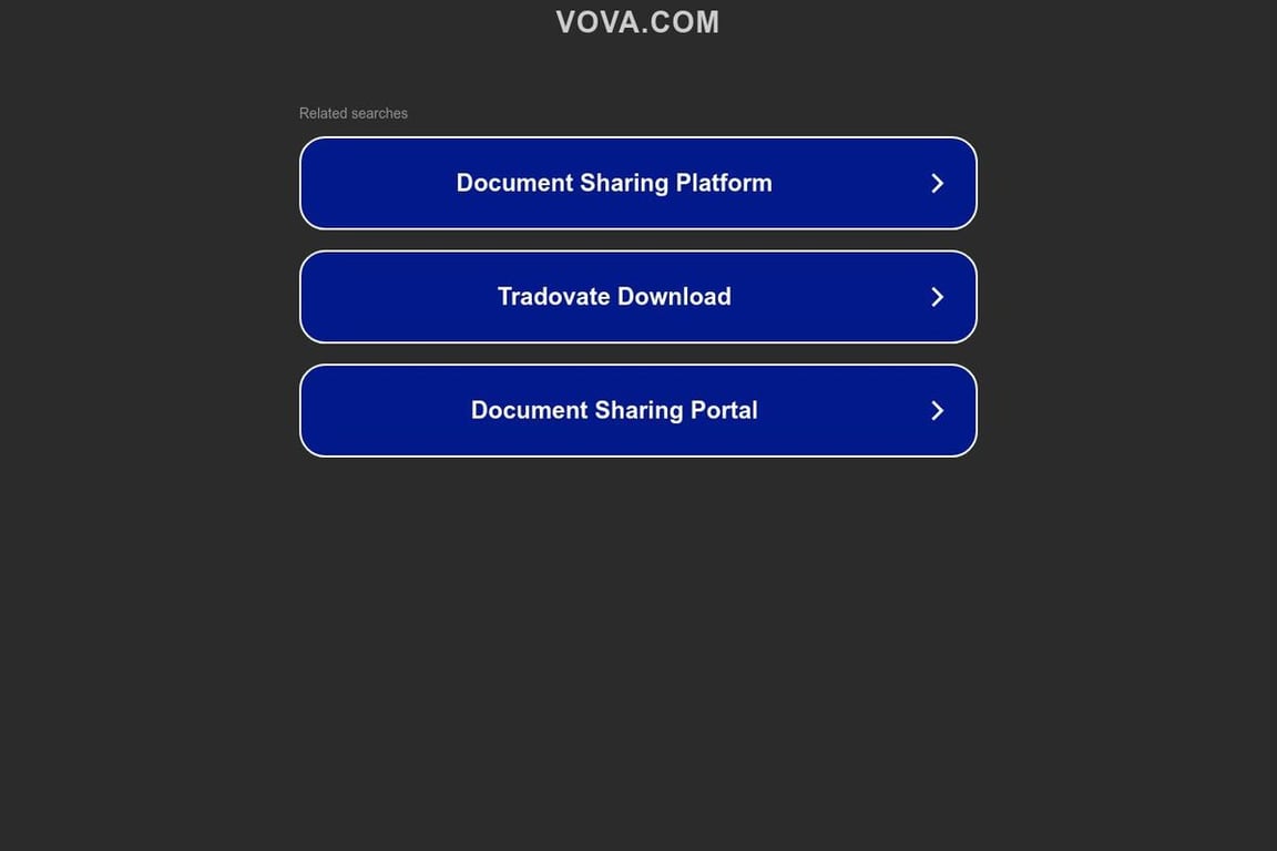 Vova homepage