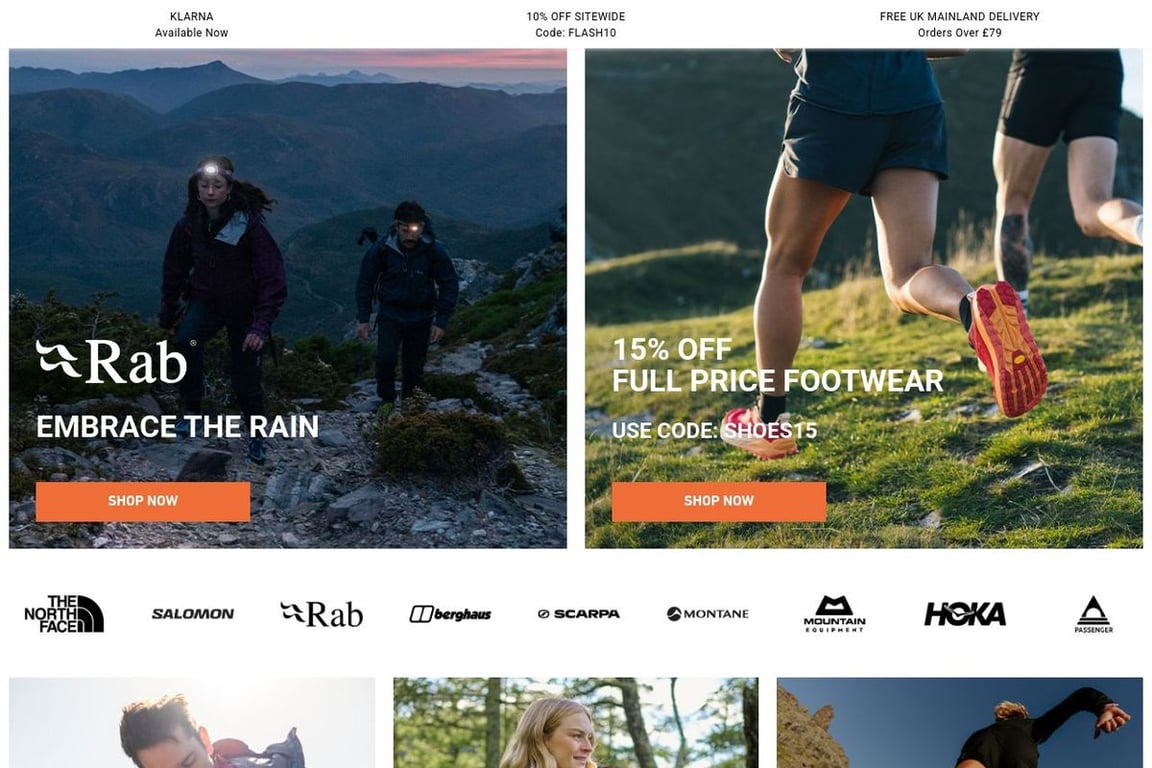 Nevisport homepage