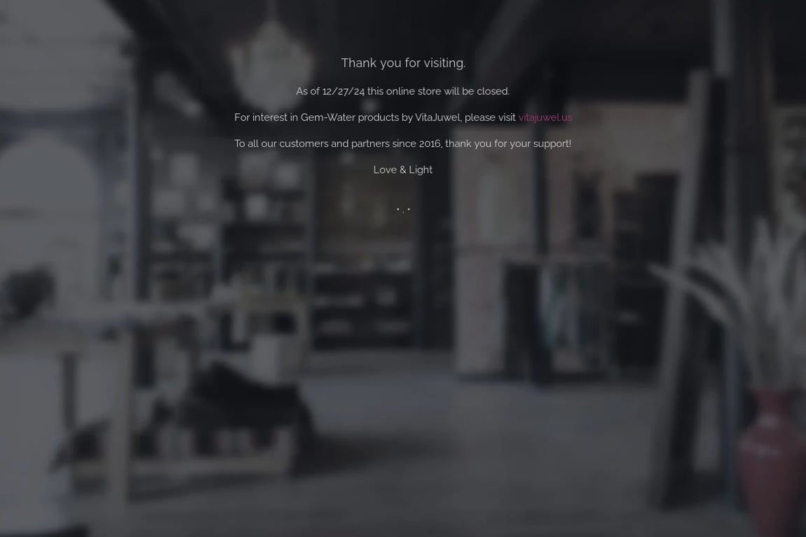 Gem-Water homepage