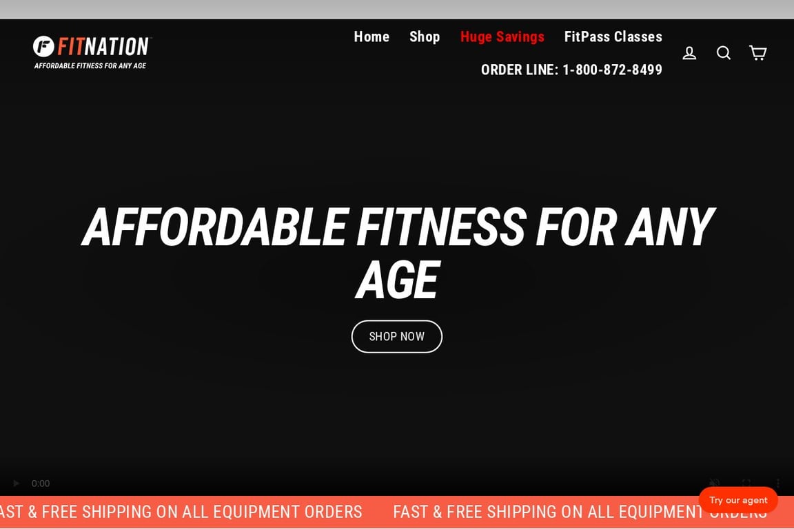 FitNation homepage