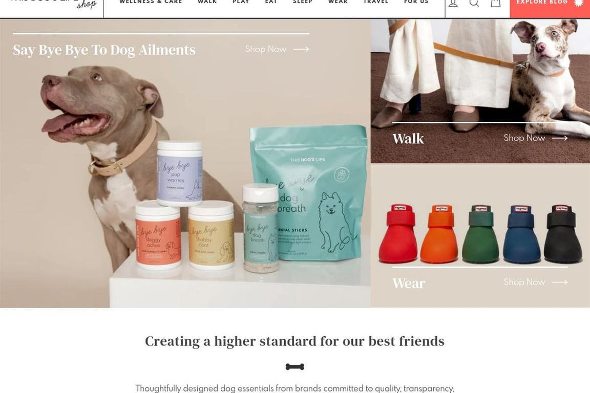 This Dog’s Life homepage