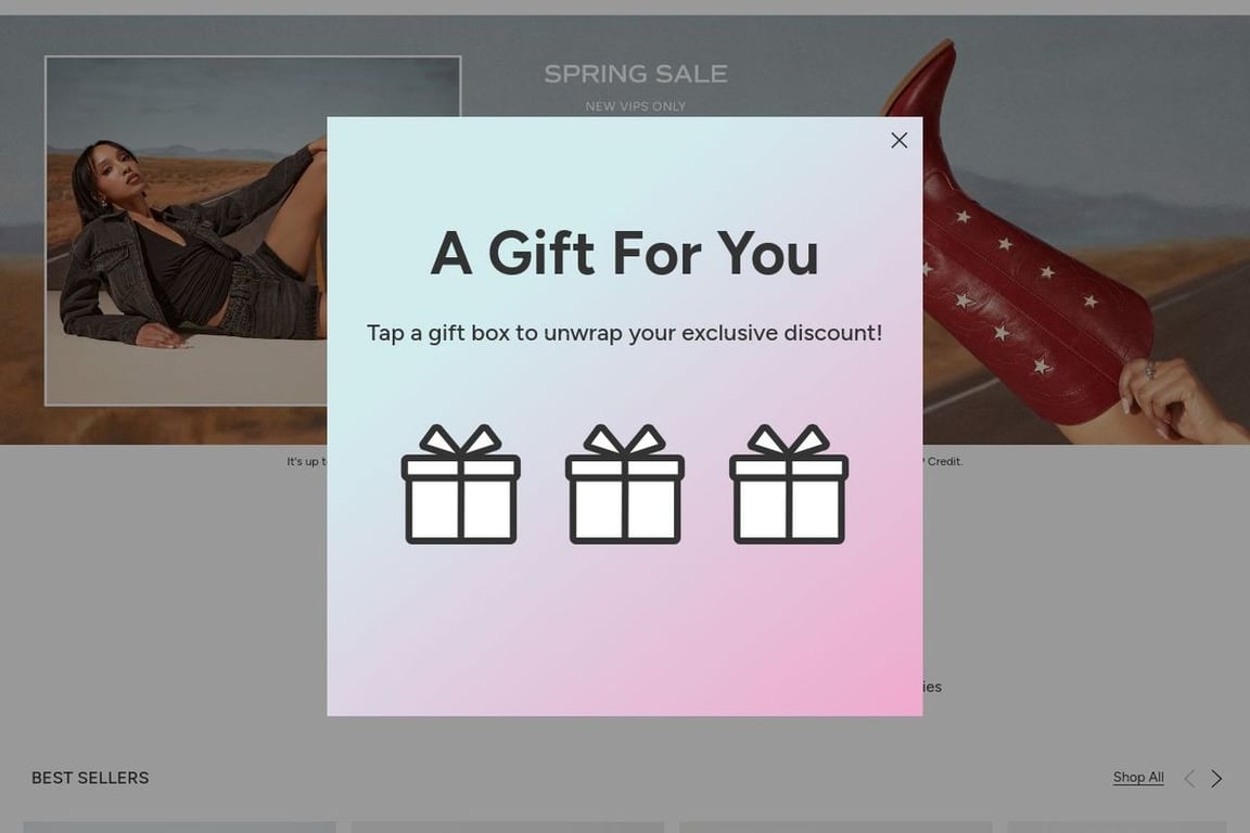 ShoeDazzle homepage