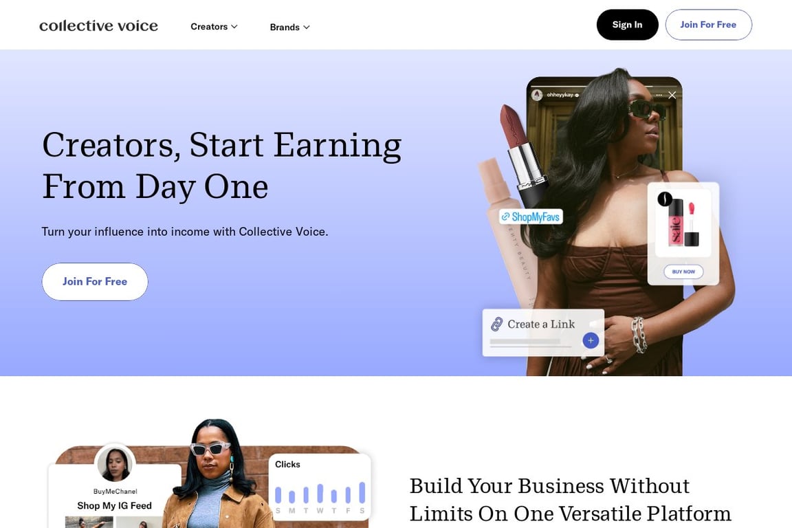 ShopStyle affiliate program signup page