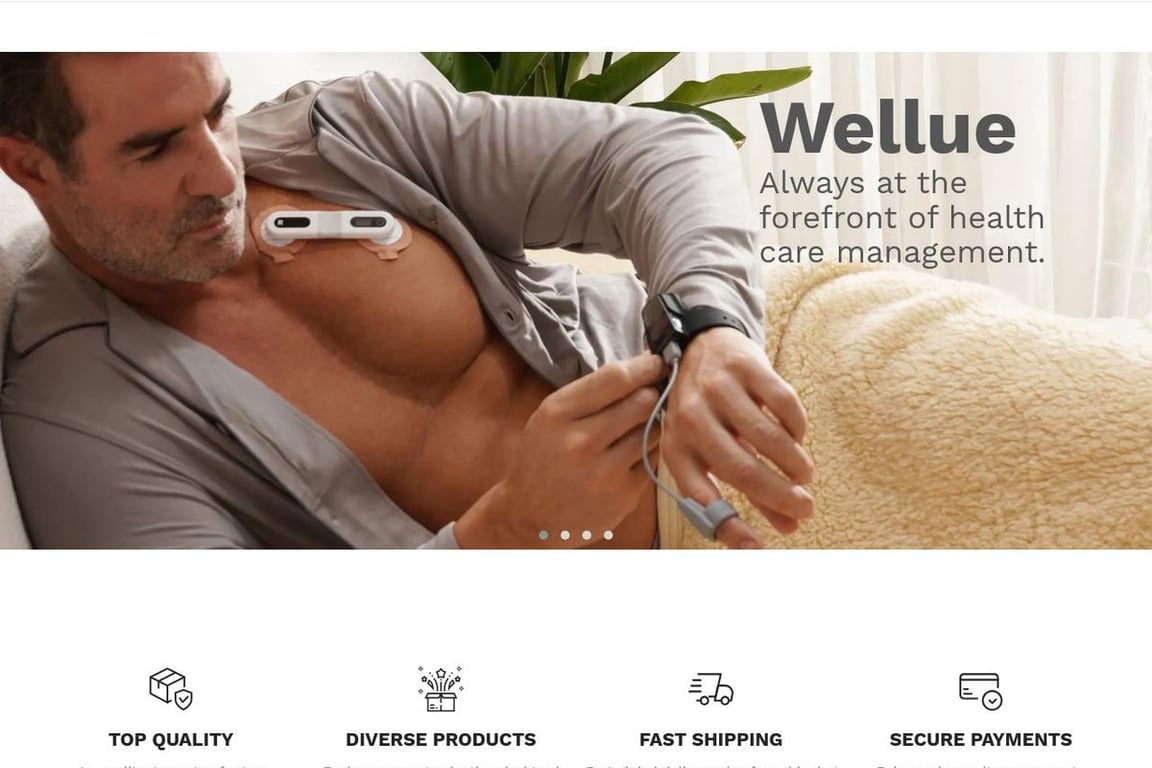 Wellue homepage