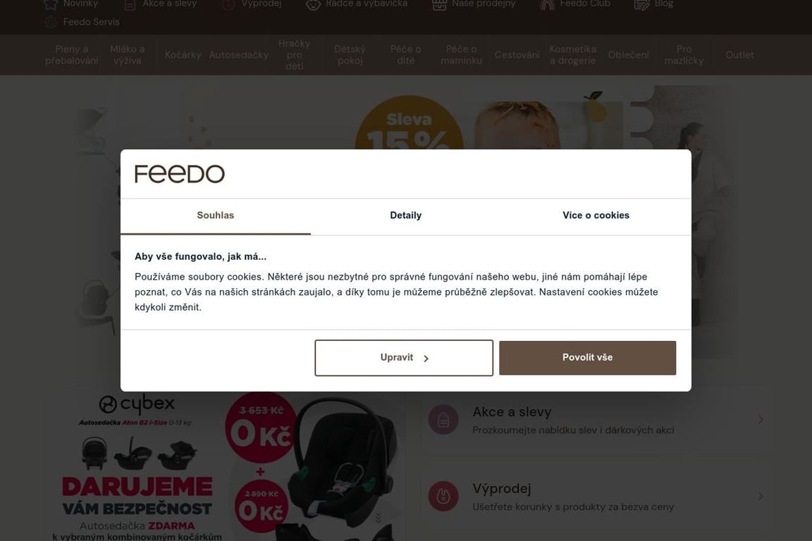 Feedo homepage
