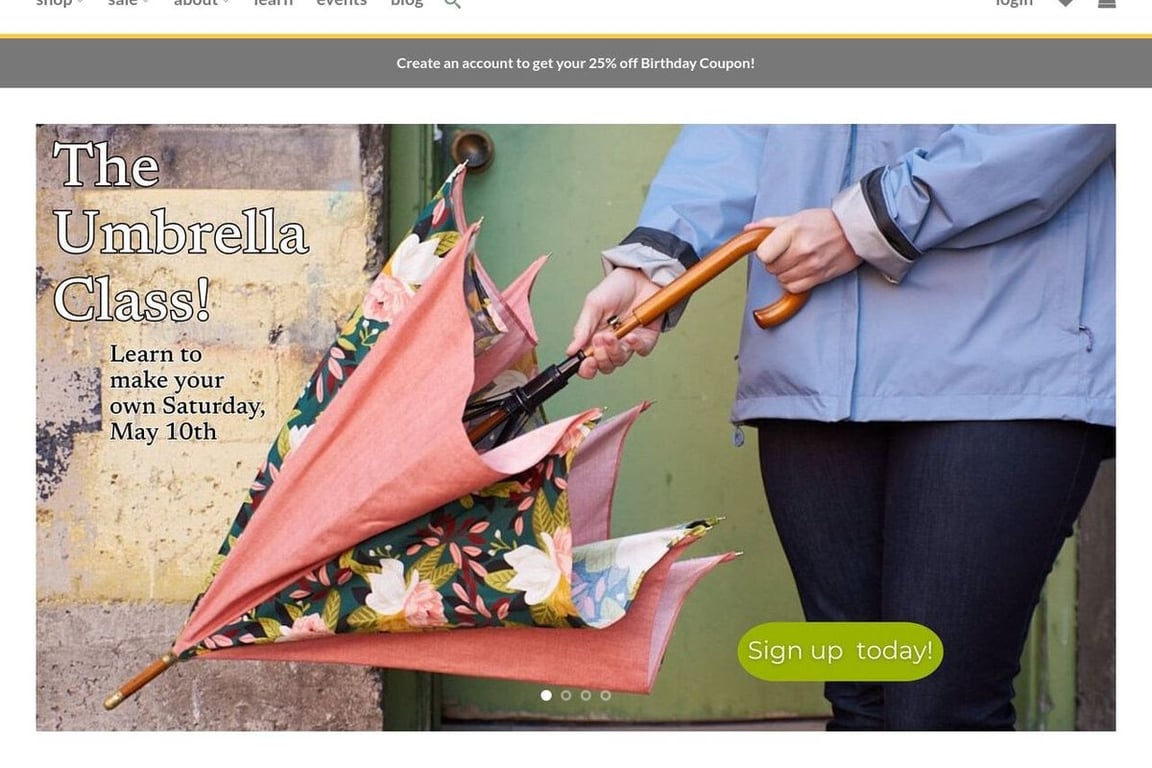 The Confident Stitch homepage