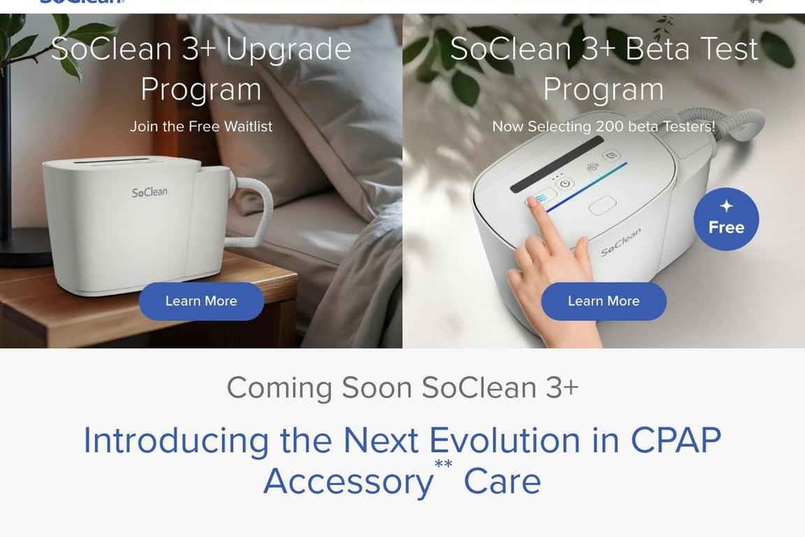 SoClean homepage