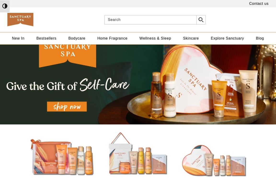 Sanctuary UK homepage
