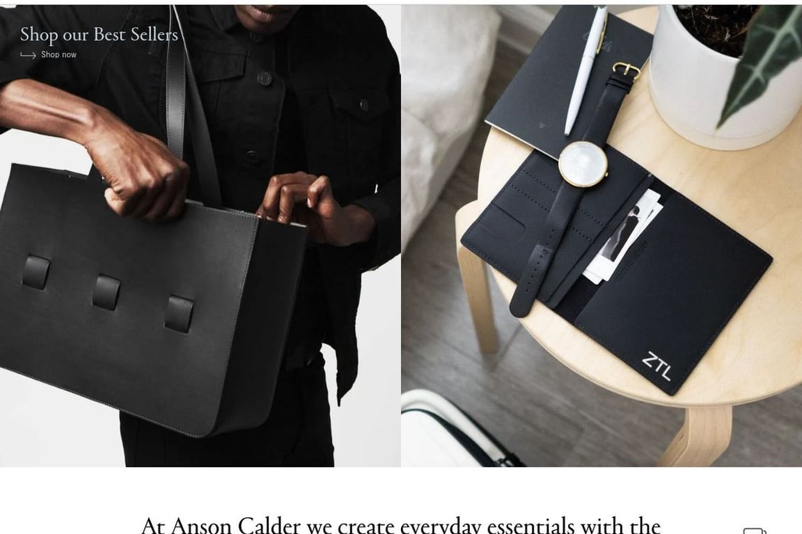 Anson Calder homepage