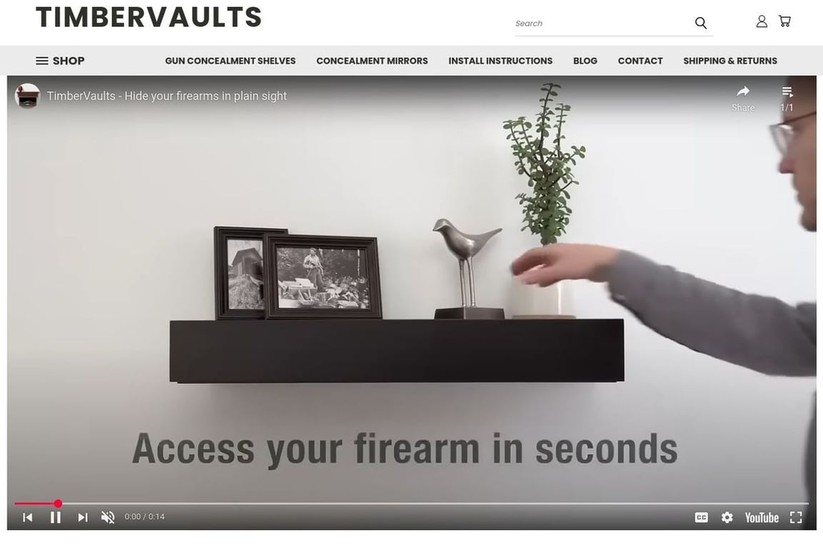 Timbervaults homepage