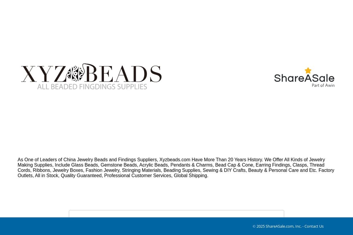 Xyzbeads.com affiliate program signup page