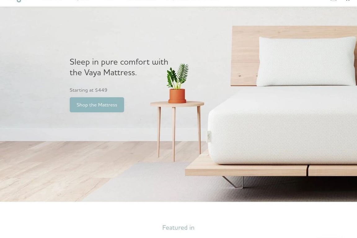 Vaya homepage