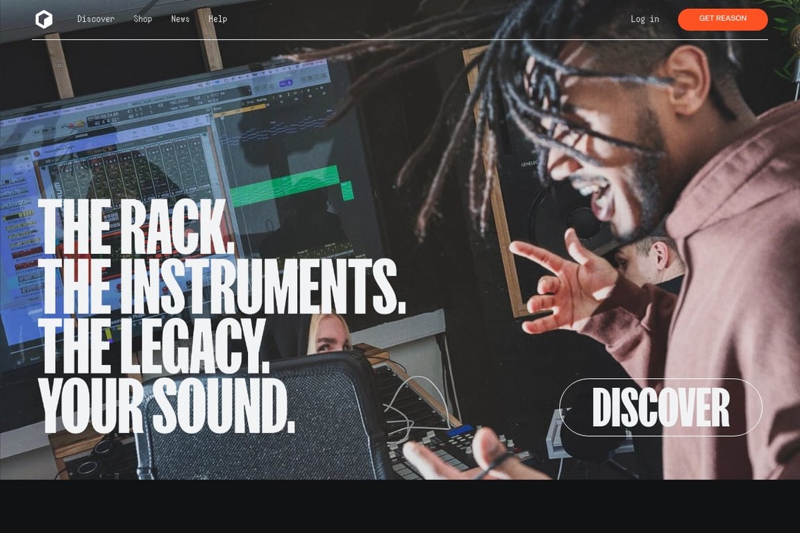 Reason Studios homepage