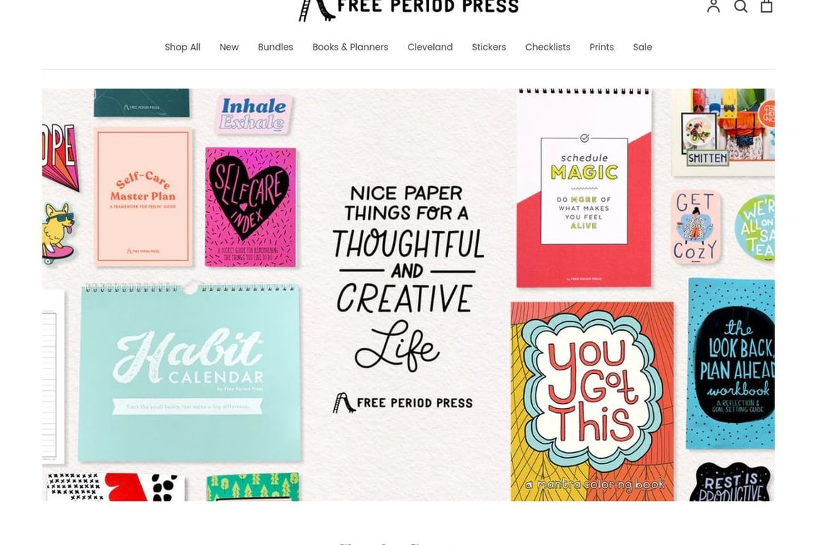 Free Period Press homepage