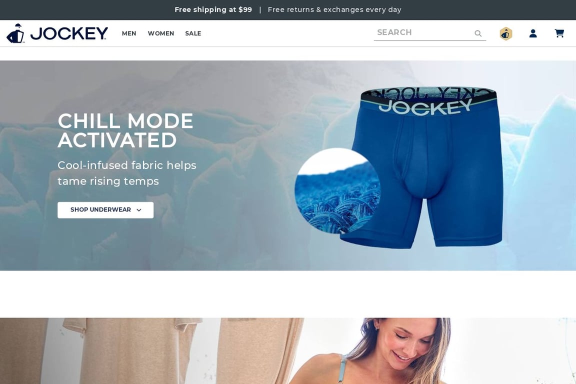 Jockey.com homepage