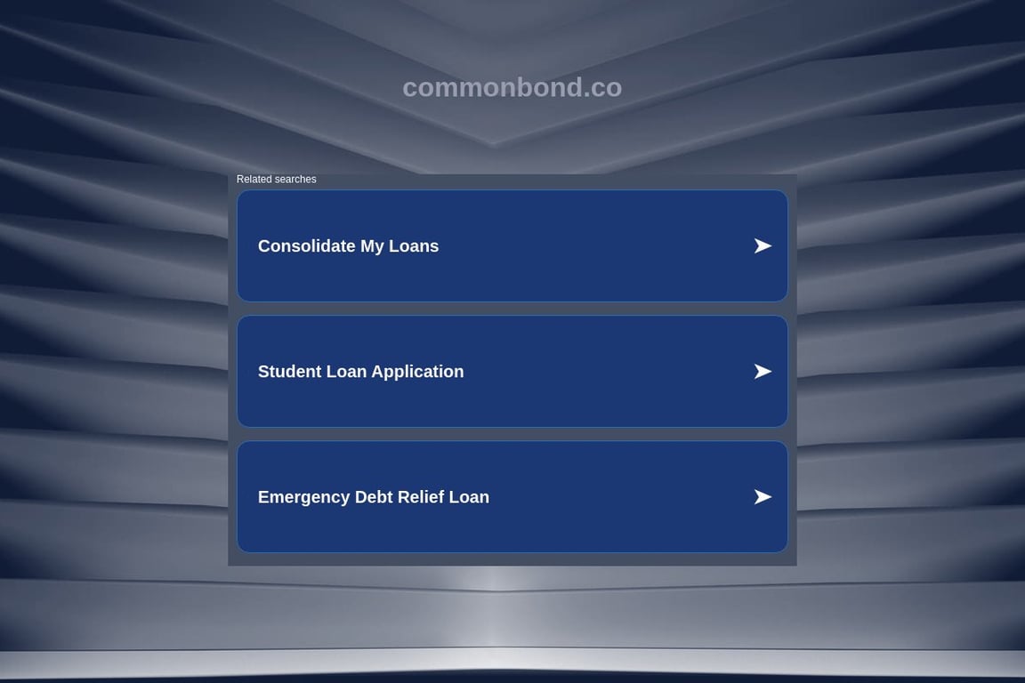 CommonBond affiliate program signup page