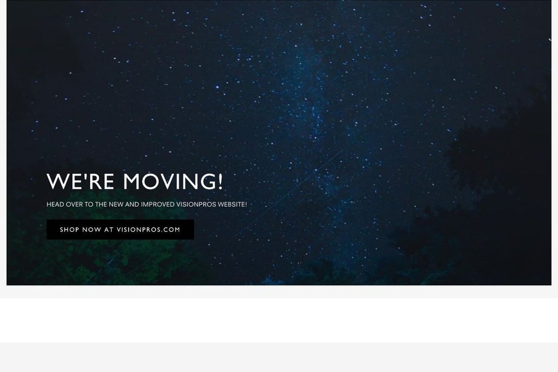 Vision Pros CA homepage