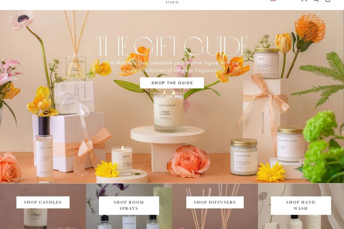 Brooklyn Candle Studio homepage
