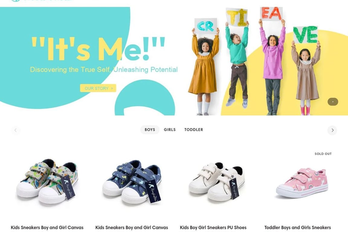 KomforMe Shoes homepage