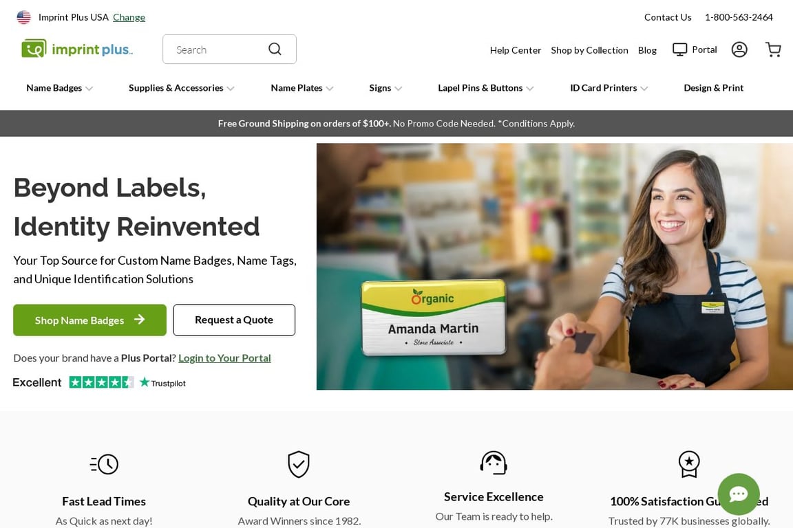Imprint Plus homepage