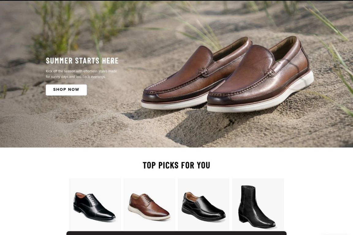 Florsheim homepage