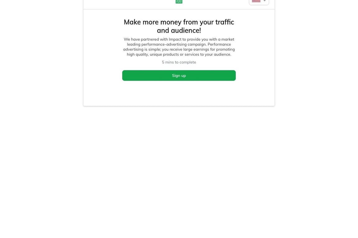 Open Farm Pet affiliate program signup page