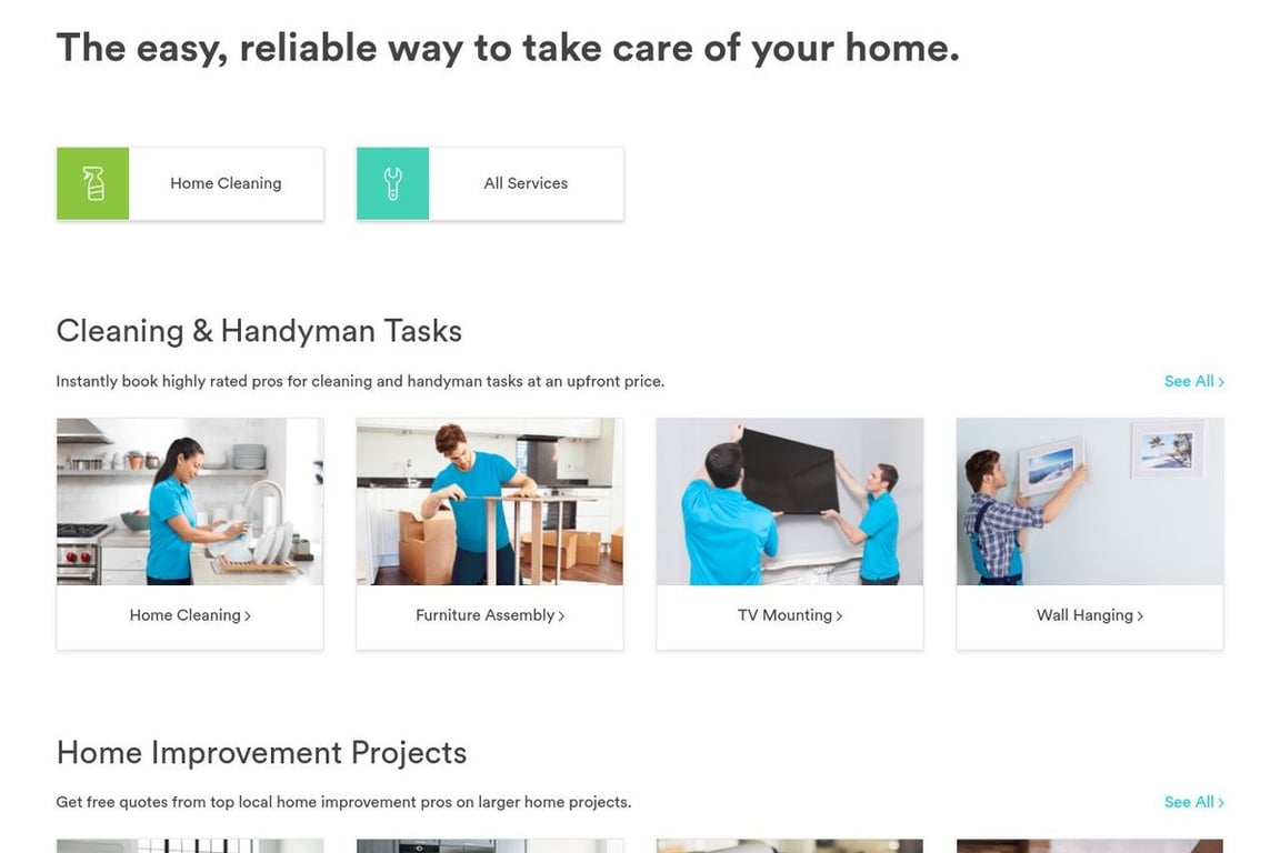 Handy homepage