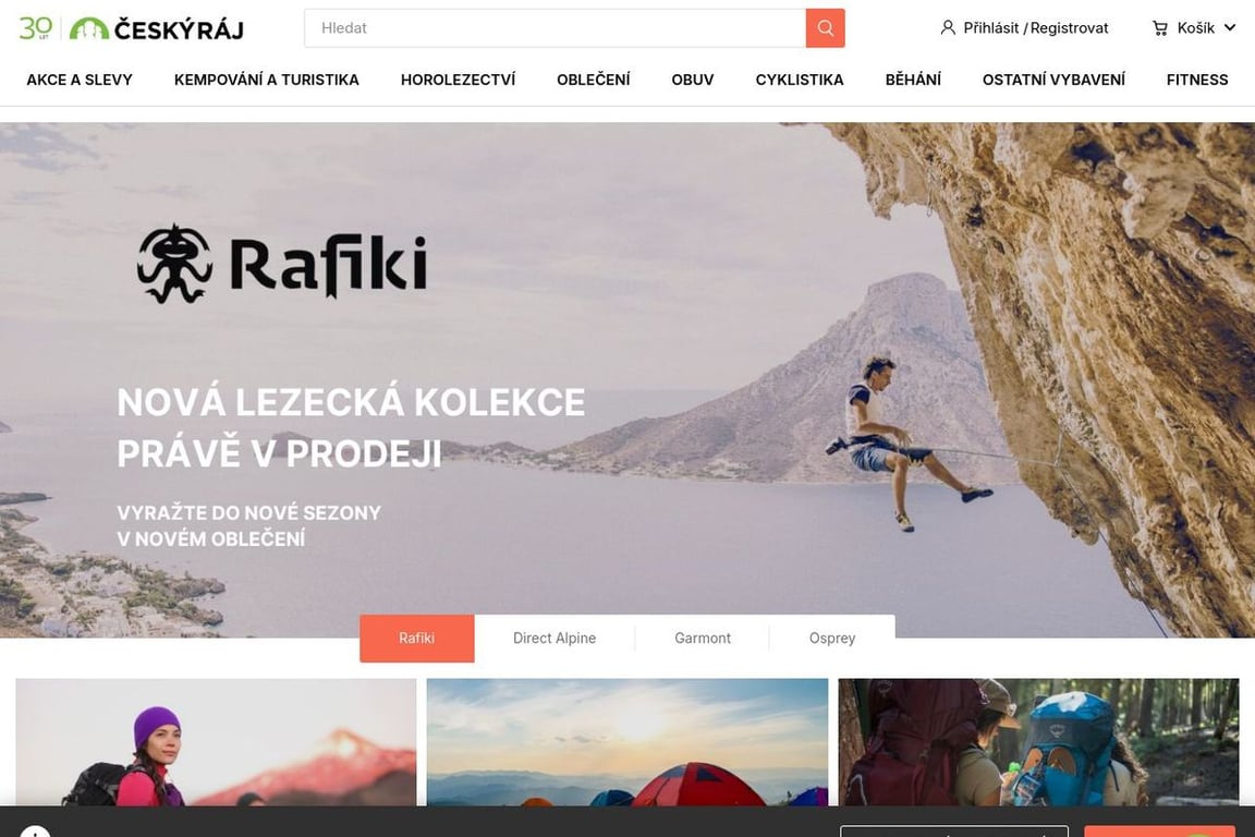 Ceskyraj.com homepage