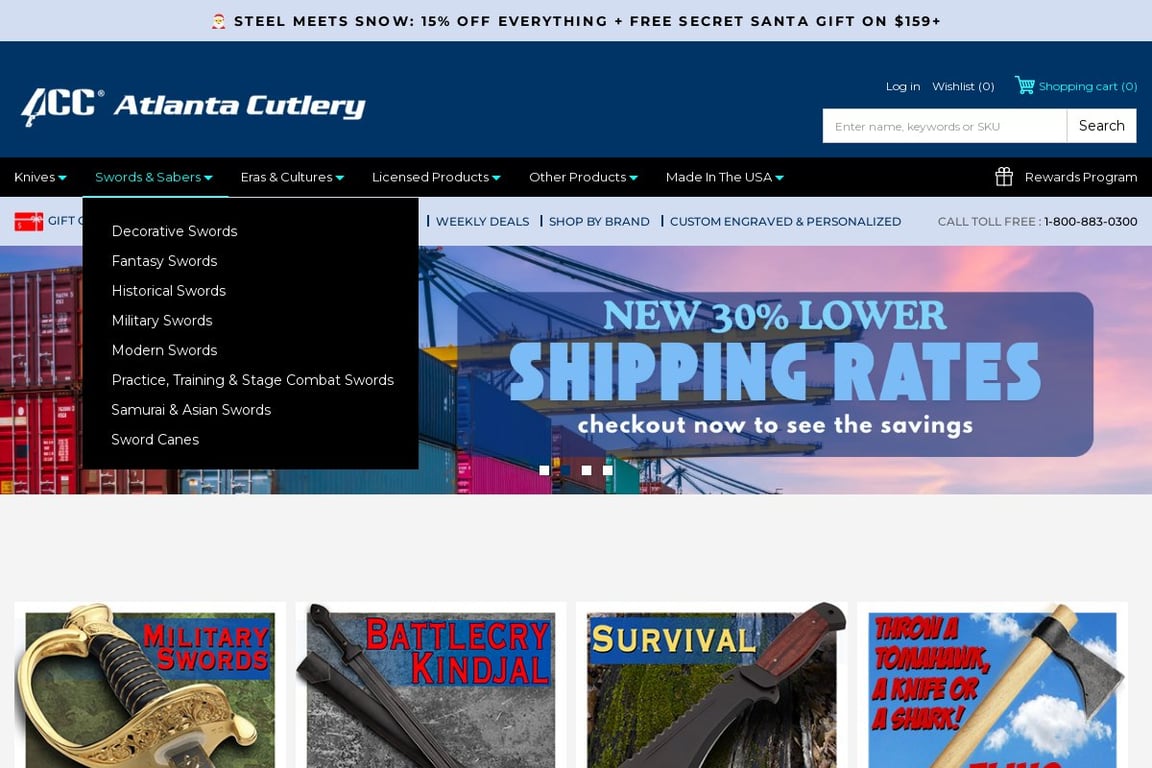 Atlanta Cutlery Corp. homepage