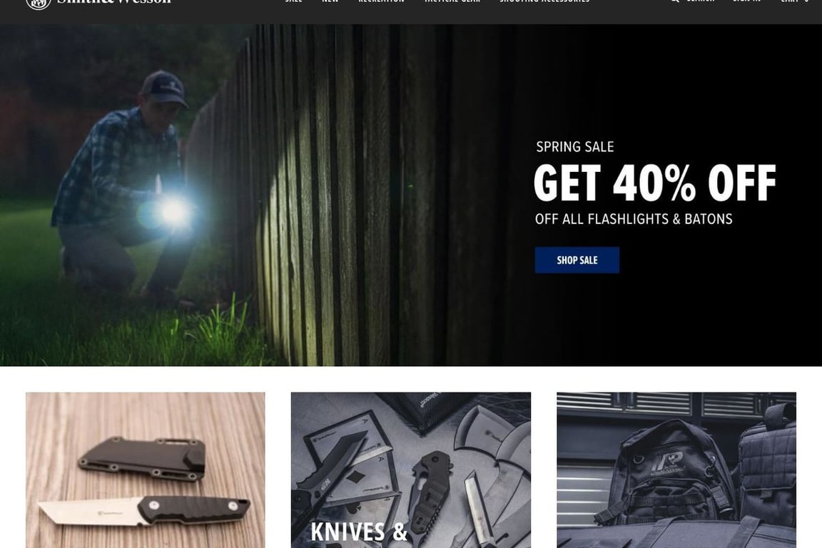 Smith & Wesson Accessories homepage