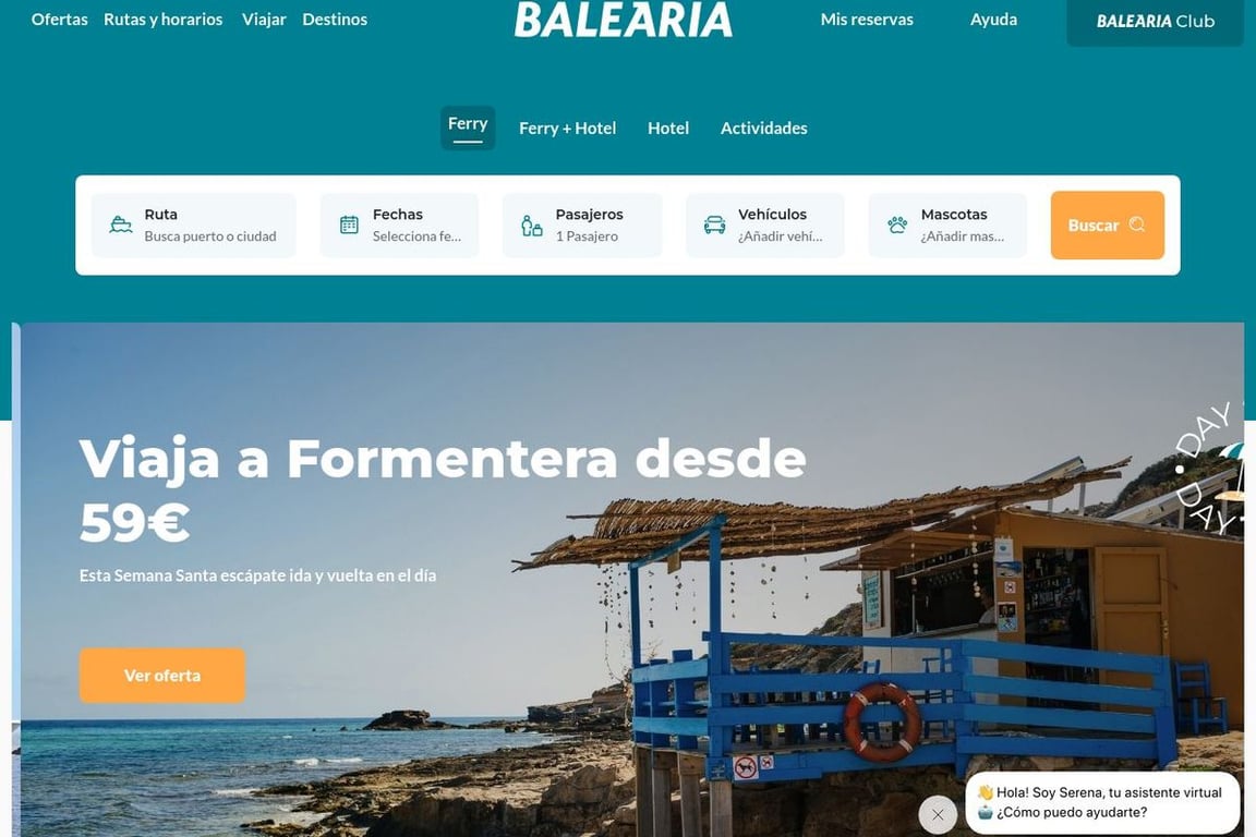 Balearia homepage