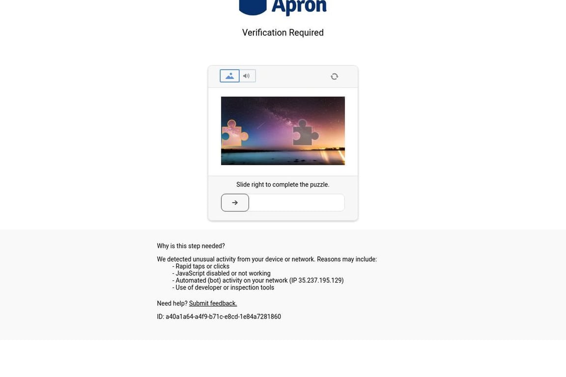 Blue Apron homepage