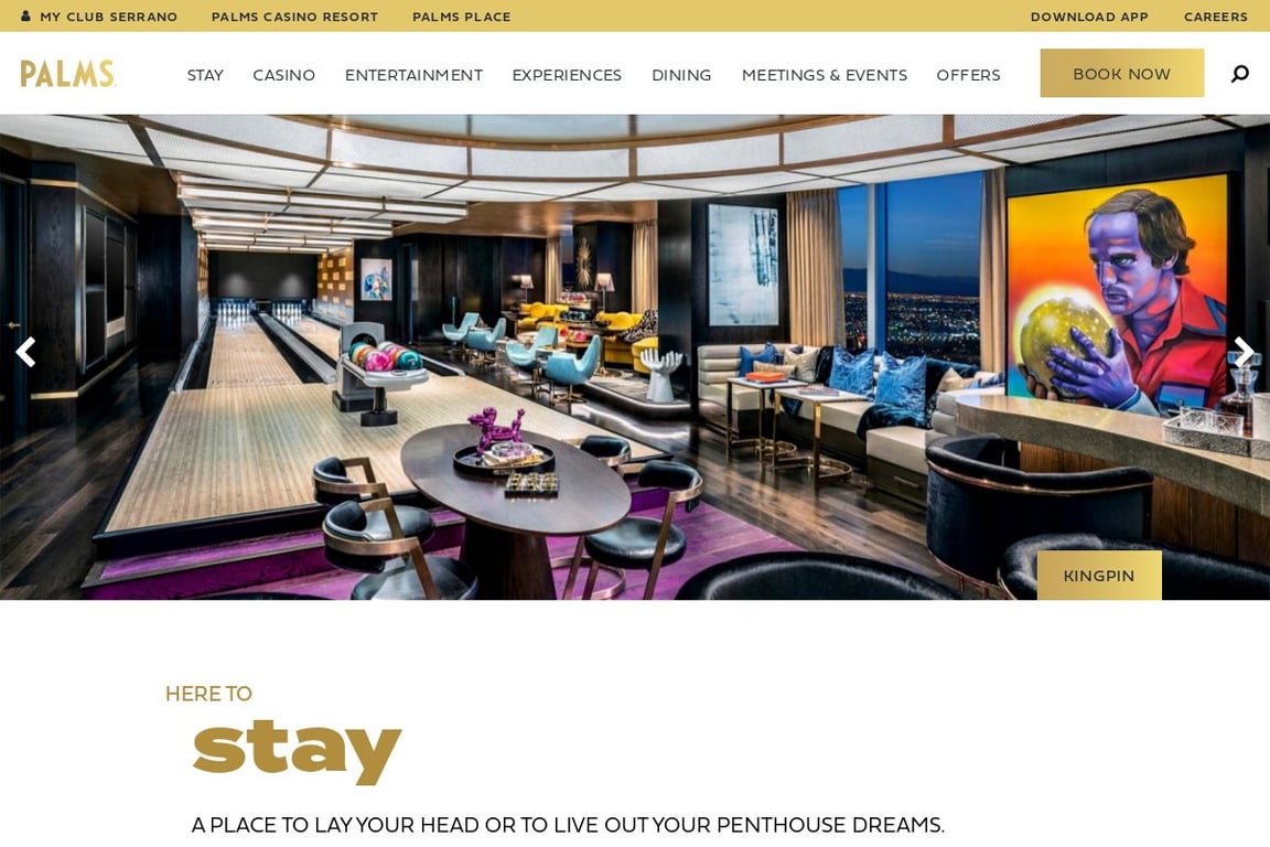 Palms Place homepage